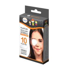 Plasturi sterili pentru ochi, copii X 10buc, Minut