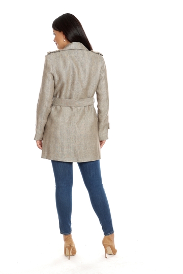 Poza produs Trenci dama DT22T06B bej, Dress to Impress | marimea 44