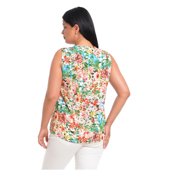 Poza produs Bluza vara ERV22V200 floral multicolor, Eranthe | marimea M