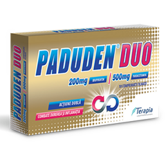 Paduden Duo 200 mg/500 mg, Terapia | 10 comprimate filmate