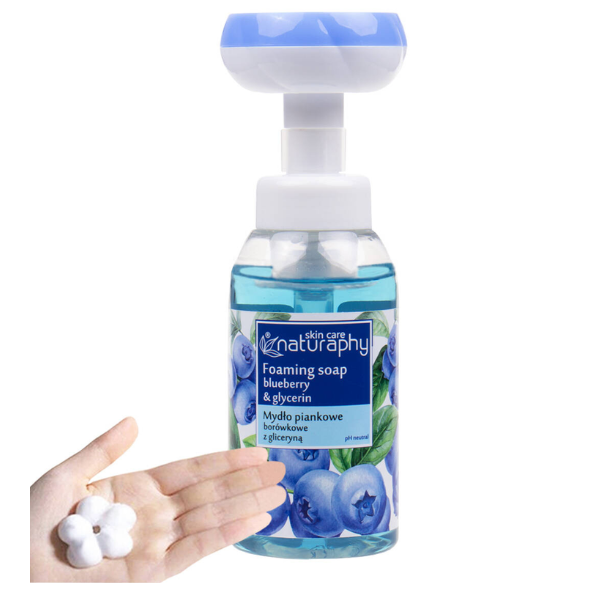 Poza produs Sapun - spuma cu Afine si Glicerina Naturaphy, Blux | 300 ml
