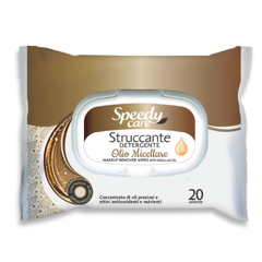 Servetele demachiante cu ulei micelar Speedy Care, O-PAC | 20 buc