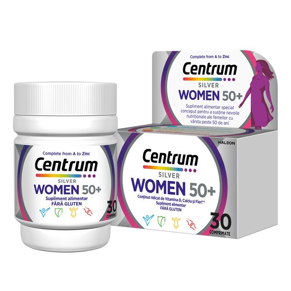 Poza produs Centrum Silver pentru femei 50+, Haleon | 30 comprimate