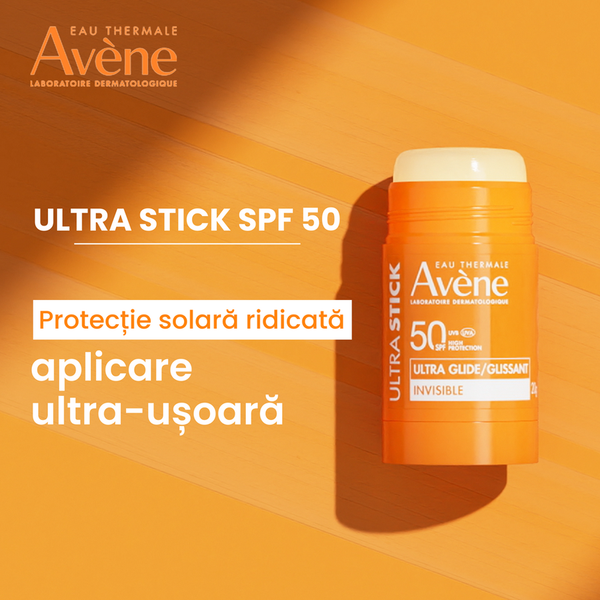 Stick invizibil pentru protectie solara SPF 50 Ultra Stick Sun Care, Avene | 45 g — poza produs 7/7