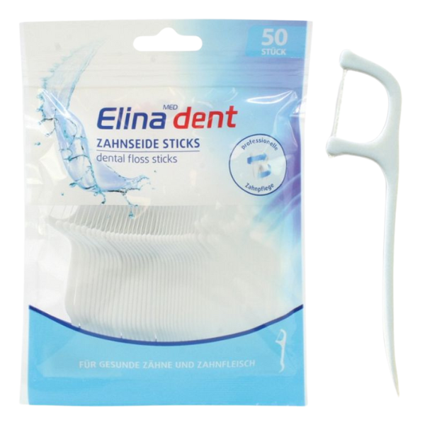 Poza produs Ata dentara cu suport si scobitoare dentara, Elina Med | 50 buc