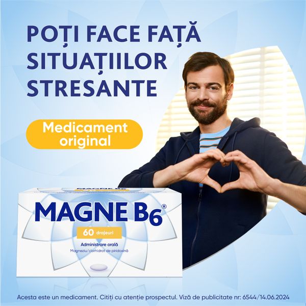 Poza produs Magne B6, Sanofi | 60 drajeuri