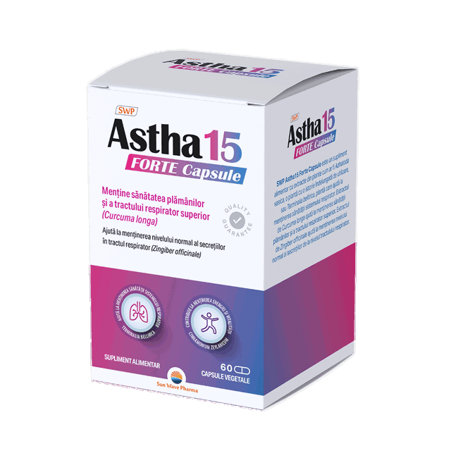 Poza produs Astha 15 Forte, Sun Wave Pharma | 60 capsule