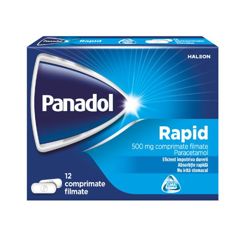 Panadol Rapid 500 mg, Haleon | 12 comprimate