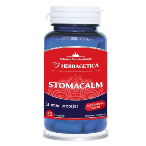 Poza produs StomaCalm, Herbagetica | 30 capsule