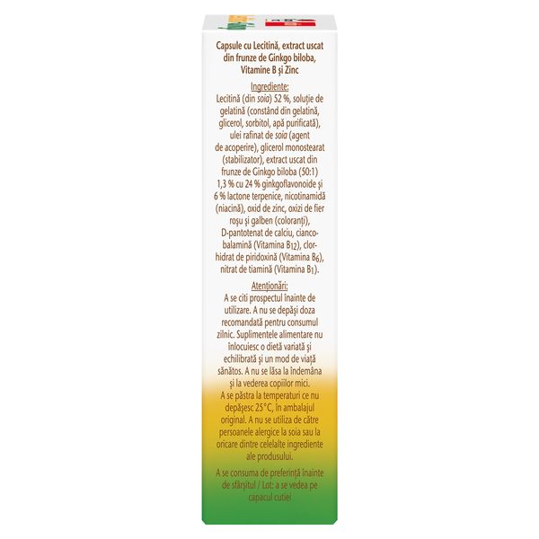 Lecitina + Ginkgo, Doppelherz Aktiv | 30 capsule — poza produs 4/4