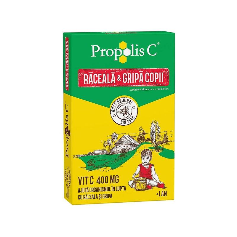 Poza produs PROPOLIS C RACEALA SI GRIPA KIDS 8PLICURI