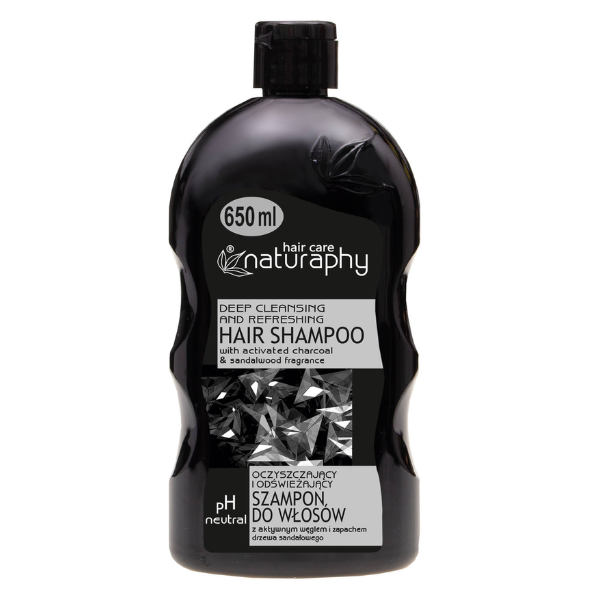 Poza produs SAMPON CURATARE PROFUNDA NATURAPHY MEN CU CARBUNE ACTIV 650ML