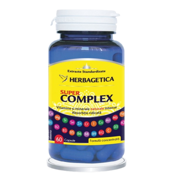 Poza produs SuperComplex, Herbagetica | 30 capsule