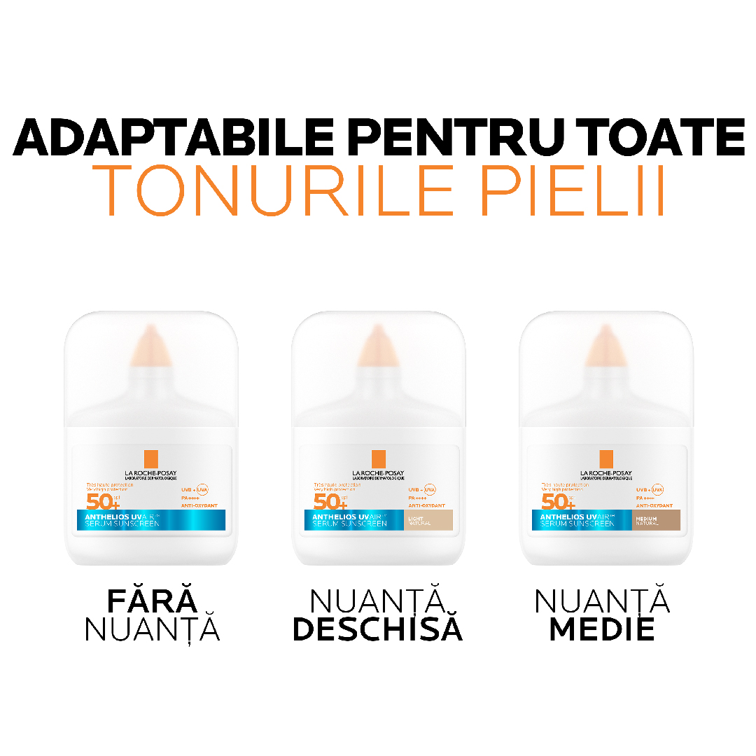 Poza produs Anthelios Uvair ser de fata SPF 50+, La Roche-Posay | 50 ml