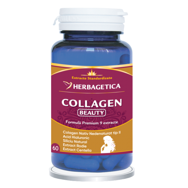Poza produs Collagen Beauty, Herbagetica | 60 capsule