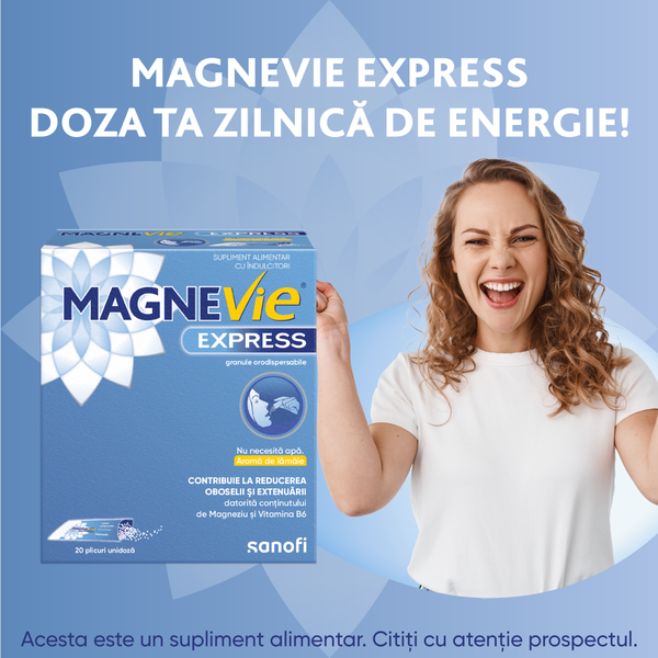 Poza produs MagneVie Express 150 mg, Sanofi | 20 plicuri