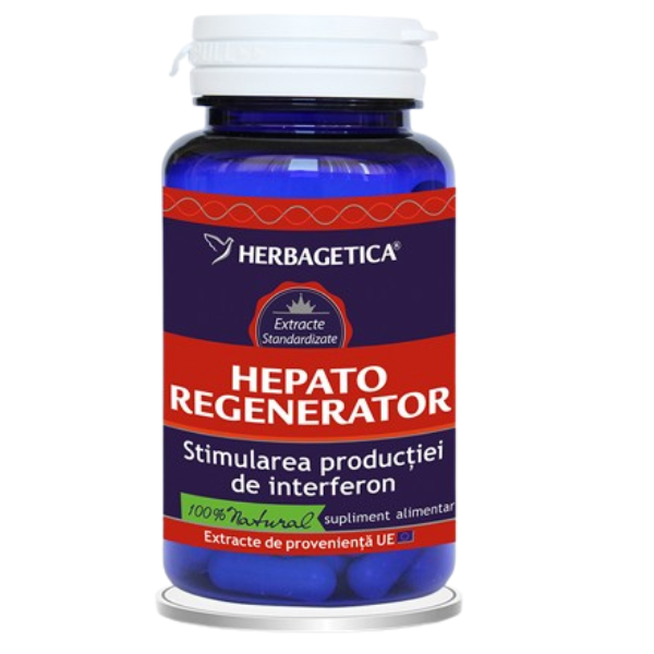 Poza produs Hepato Regenerator, Herbagetica | 60 capsule