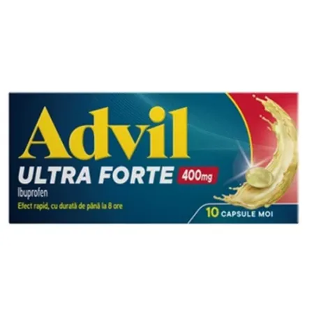 Poza produs ADVIL ULTRA FORTE 400 MG X 10