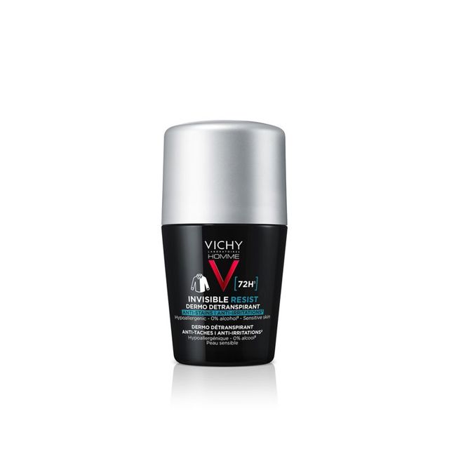 Poza produs Vichy Homme Deo Roll-On antiperspirant Invisible Resist 72 ore, Vichy | 50ml