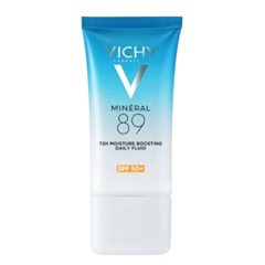 Fluid hidratant 72h cu acid hialuronic si SPF50 Mineral 89, Vichy | 50 ml