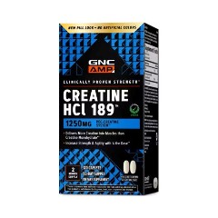 GNC AMP Creatine HCl 189, Creatina Clorhidrat cu Administrare si Absorbtie Rapida | 120 tb