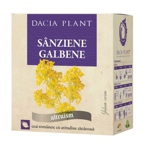 Poza produs Ceai Sanziene Galbene, Dacia Plant | 50 g