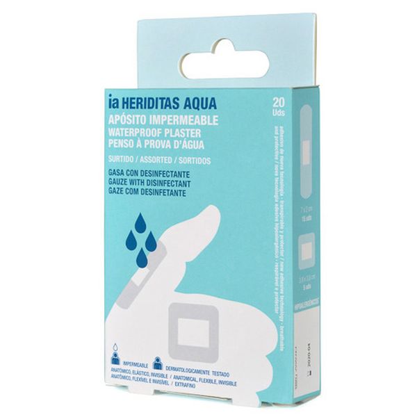 Poza produs Plasturi rezistenti la apa asortati, Interapothek | 20 buc