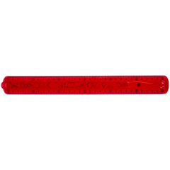 Rigla FLEXI diverse culori, Astra | 30 cm