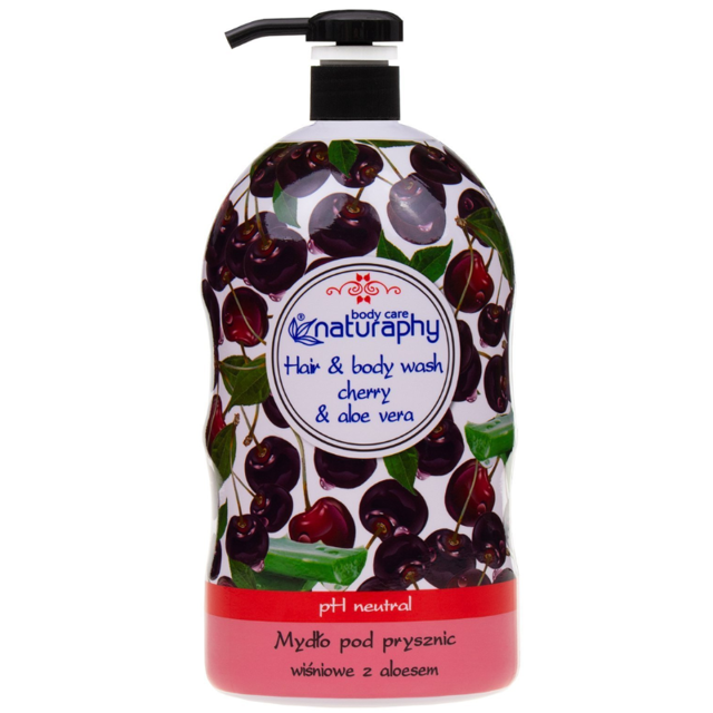 Poza produs Sampon si gel de dus Cirese si Aloe Vera Naturaphy, Blux | 1 l
