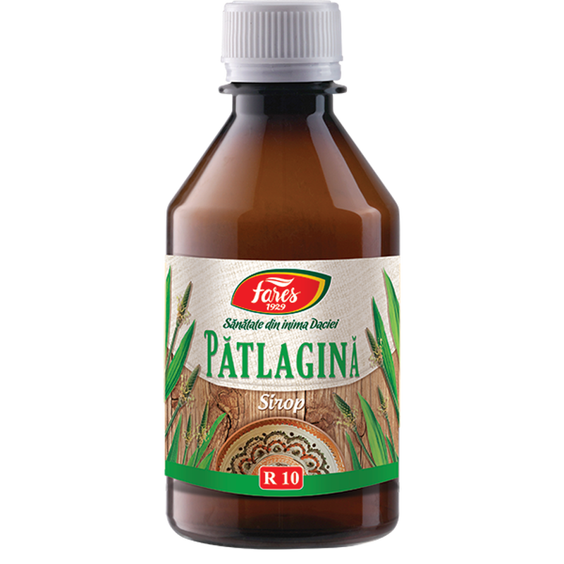 Poza produs Patlagina, R10, sirop, Fares | 250 ml