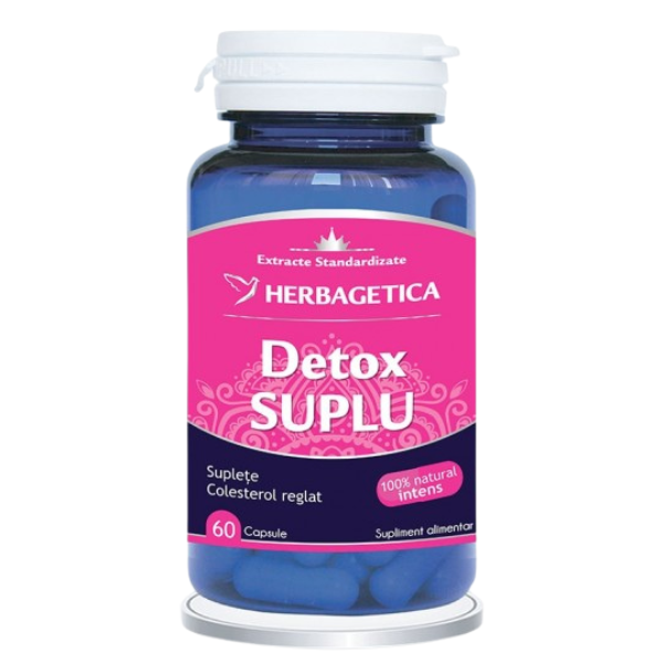 Poza produs Detox Suplu, Herbagetica | 60 capsule