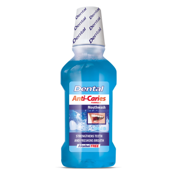 Poza produs Apa de gura DENTAL Anti-Carie, Rubella | 300 ml