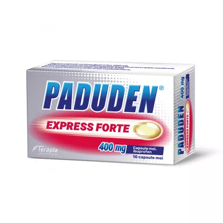 Poza produs Paduden Express Forte 400 mg, Terapia SA | 10 capsule moi