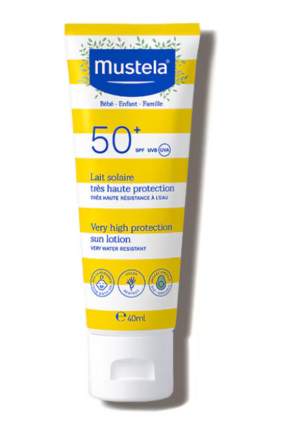 Poza produs Loțiune Protecție Solară Foarte Ridicată SPF 50+, Mustela | 40 ml