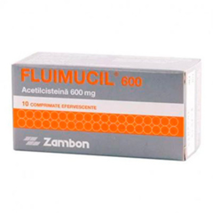 Fluimucil 600 mg, Angelini | 10 comprimate efervescente