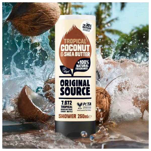 Poza produs GEL DE DUS ORIGINAL SOURCE TROPICAL COCOS SI UNT SHEA 500ML
