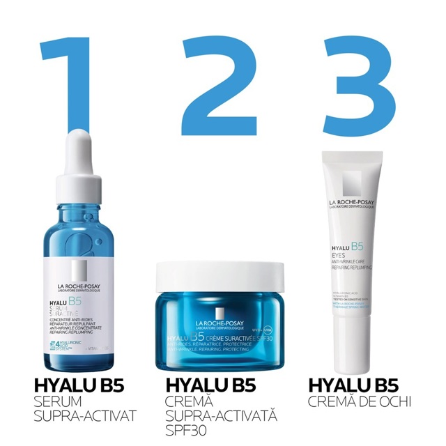 Poza produs Rezerva Hyalu B5 Crema Supra-activata cu acid hialuronic si SPF 30, La Roche-Posay | 50 ml
