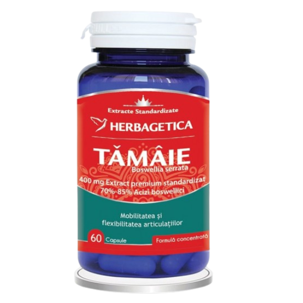 Poza produs Tamaie - Boswellia Serrata, Herbagetica | 30 capsule