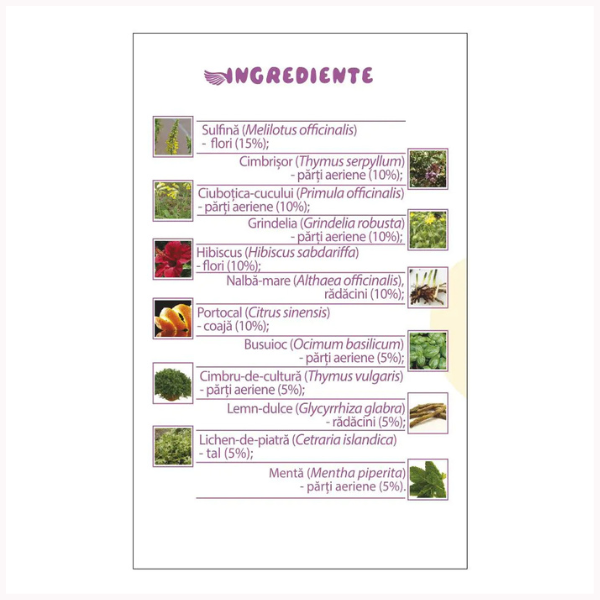 Poza produs Ingeras Ceai Tuse, Dacia Plant | 50 g