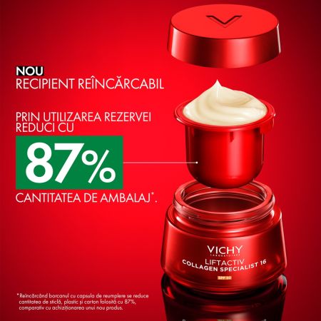 Poza produs Crema de zi antirid SPF 50 Liftactiv Collagen Specialist 16, REZERVA, Vichy | 50 ml