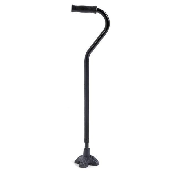Poza produs Baston reglabil in patru puncte si maner curb pentru persoane supraponderale RH150, Neomed