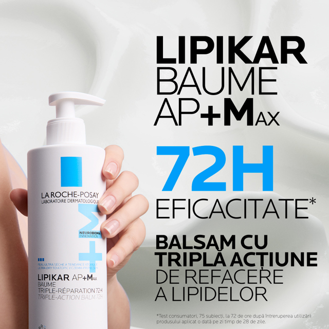 Poza produs Lipikar Baume AP+Max, La Roche-Posay | 400 ml