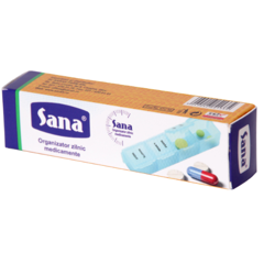 Organizator de medicamente zilnic, Sana