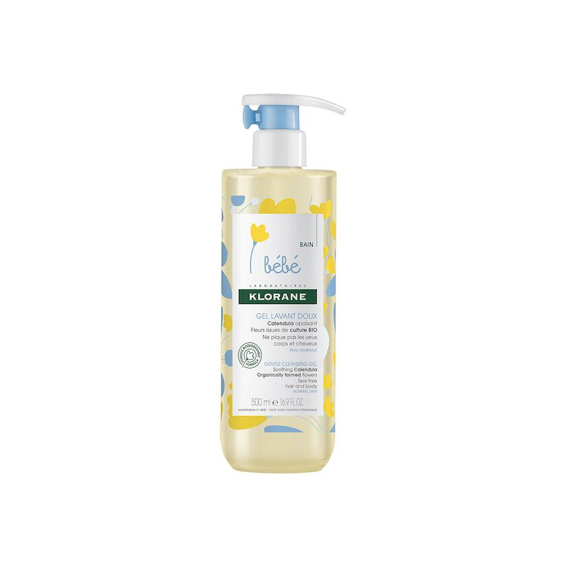Poza produs Klorane Bebe Gel de curatare par si corp | 500 ml
