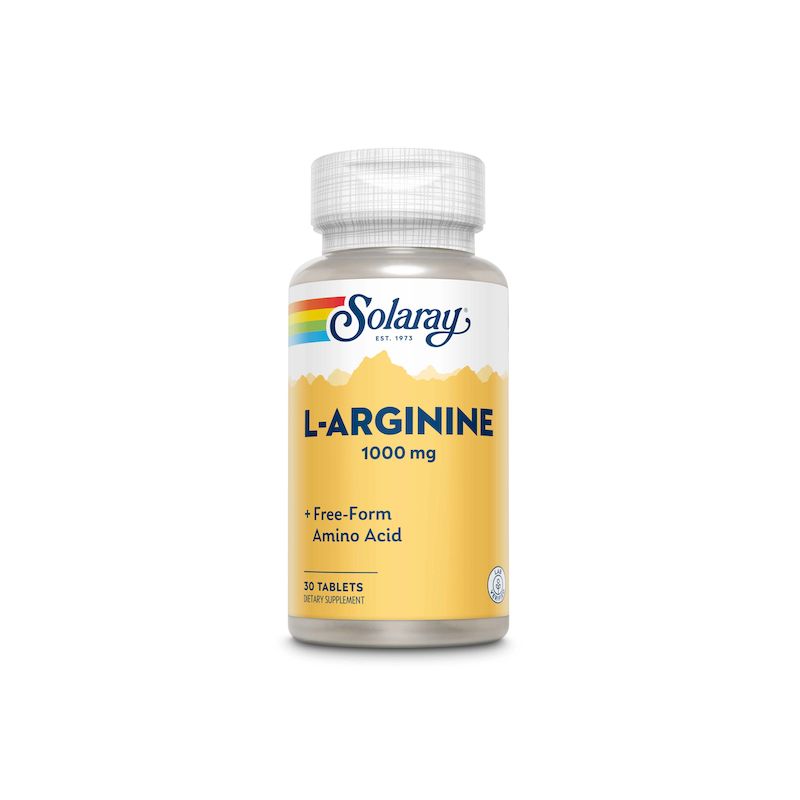 Poza produs Solaray L-Arginine 1000 mg | 30 tablete