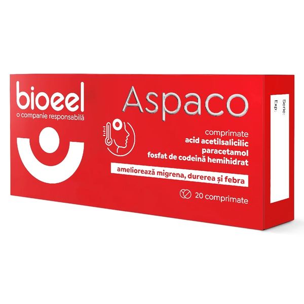 Poza produs Aspaco, Bioeel | 20 comprimate