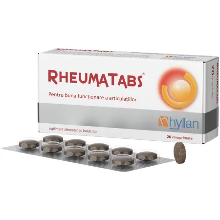 Poza produs RheumaTabs, Hyllan Pharma | 20 comprimate