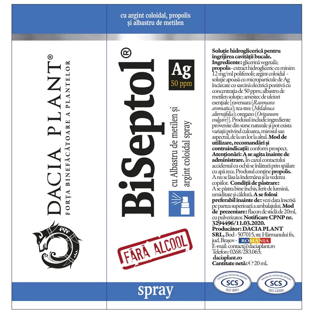 Poza produs BiSeptol Spray | 20 ml