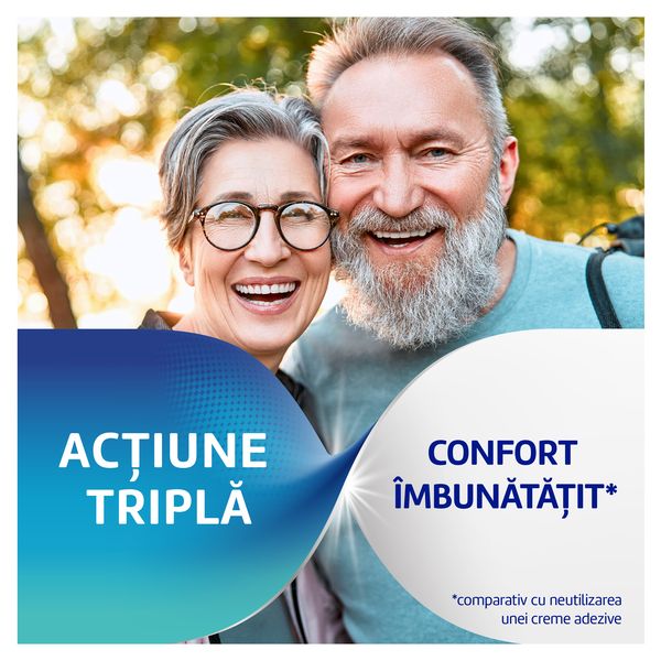 Poza produs Crema adeziva pentru proteza dentara Corega Ultra Fixare Neutro, Haleon | 40 g