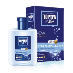 After Shave TOP TEN Active pentru ten normal, Rubella | 100 ml